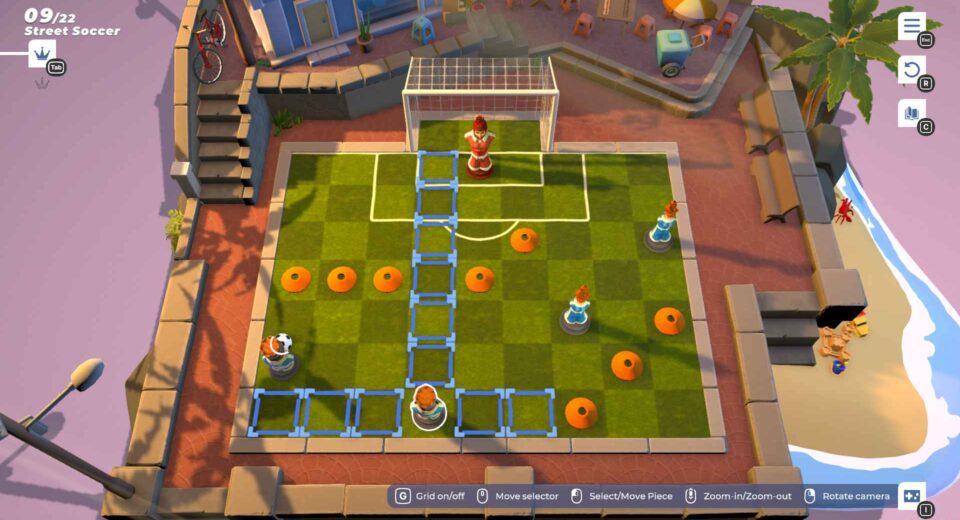 En Chessarama podrás jugar partidos de futbol en un tablero de ajedrez