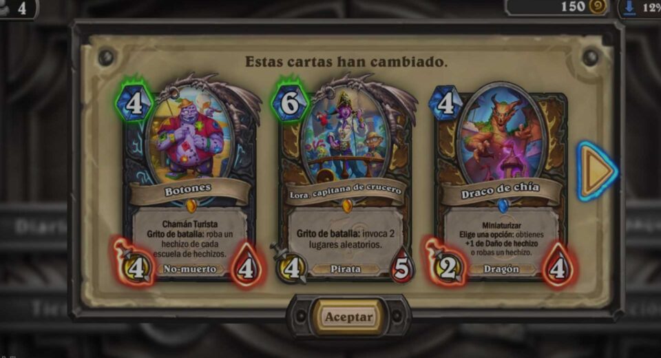 hearthstone juego de cartas de Blizzard