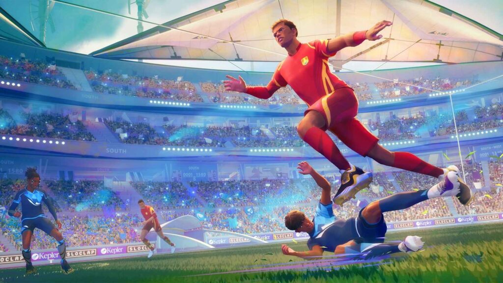 Barrida en Rematch, juego de futbol arcade de Sloclap